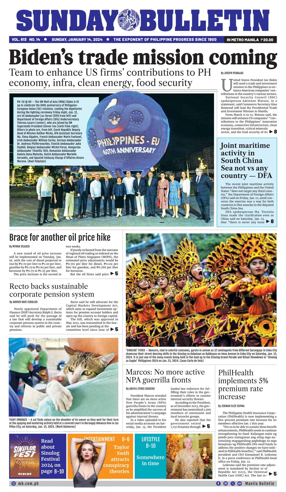 Manila Bulletin January 14 2024 Digital DiscountMags Com