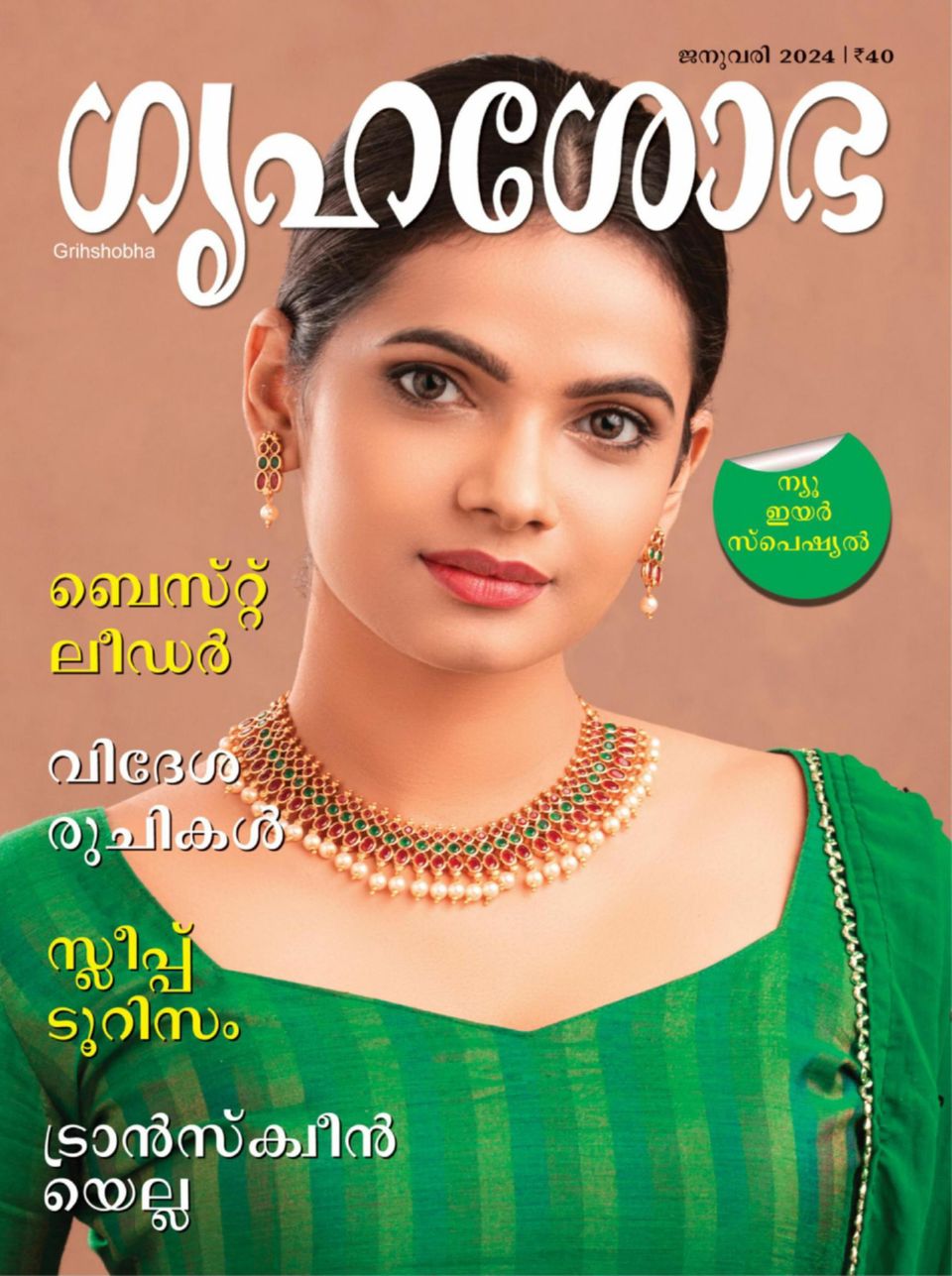 Grihshobha Malayalam January 2024 (Digital)