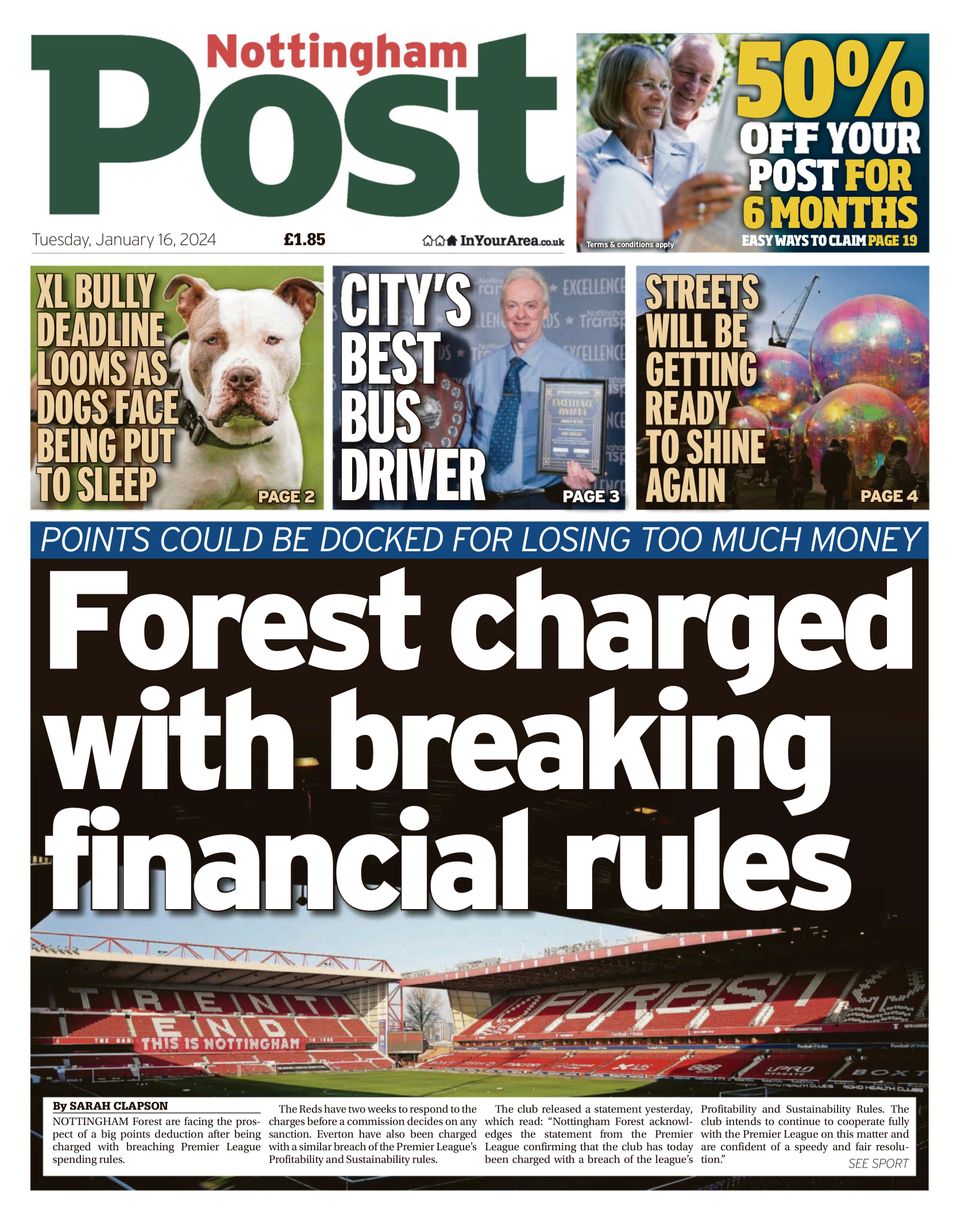 Nottingham Post January 16, 2024 (Digital)