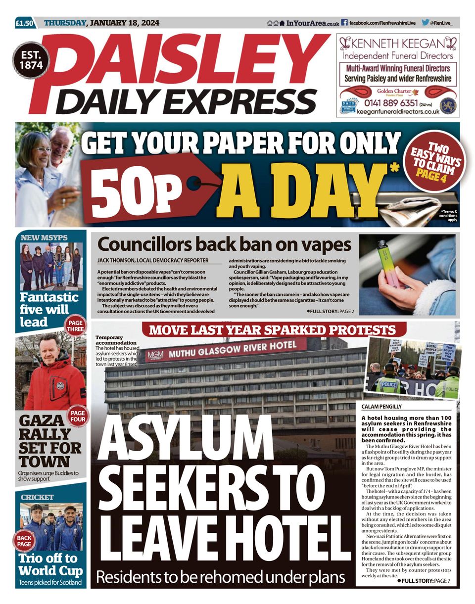 Paisley Daily Express January 18 2024 Digital DiscountMags Com   1304622 Paisley Daily Express Cover January 18 2024 Issue 