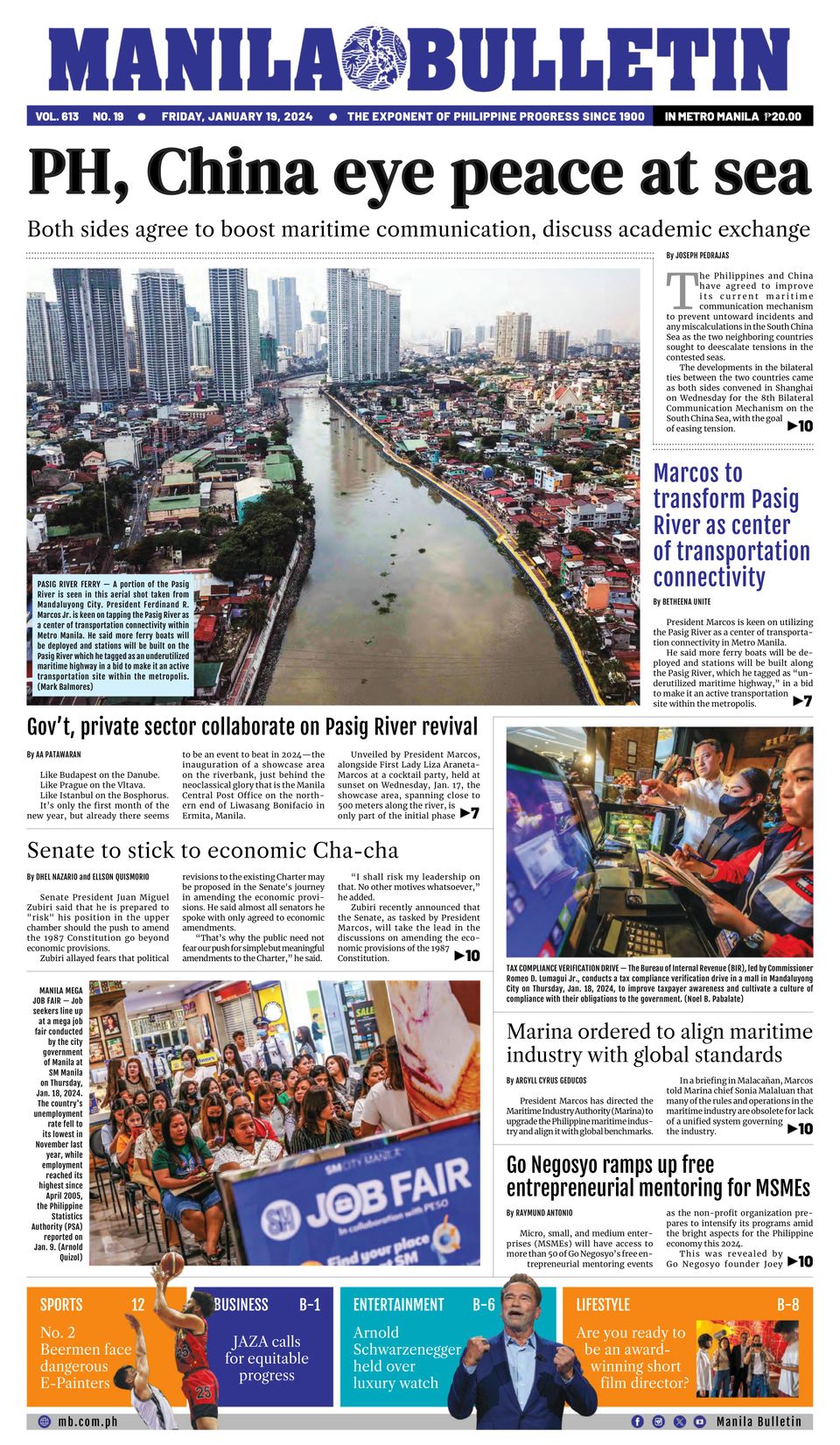 Manila Bulletin January Digital Discountmags Com