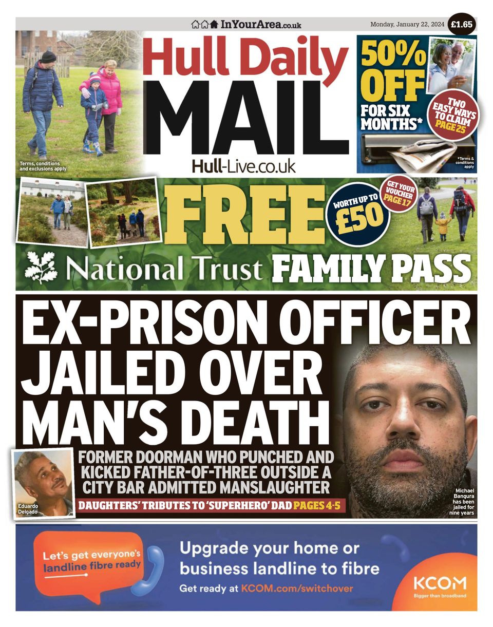 Hull Daily Mail January 22, 2024 (Digital)