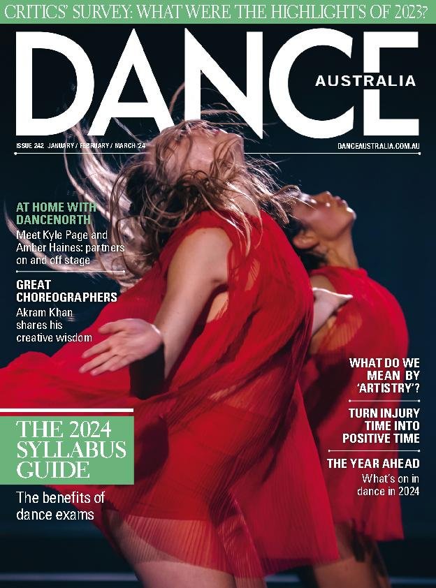 Dance Australia January February March 2024 Digital DiscountMags Com   1306743 Dance Australia Cover 2024 January 1 Issue 