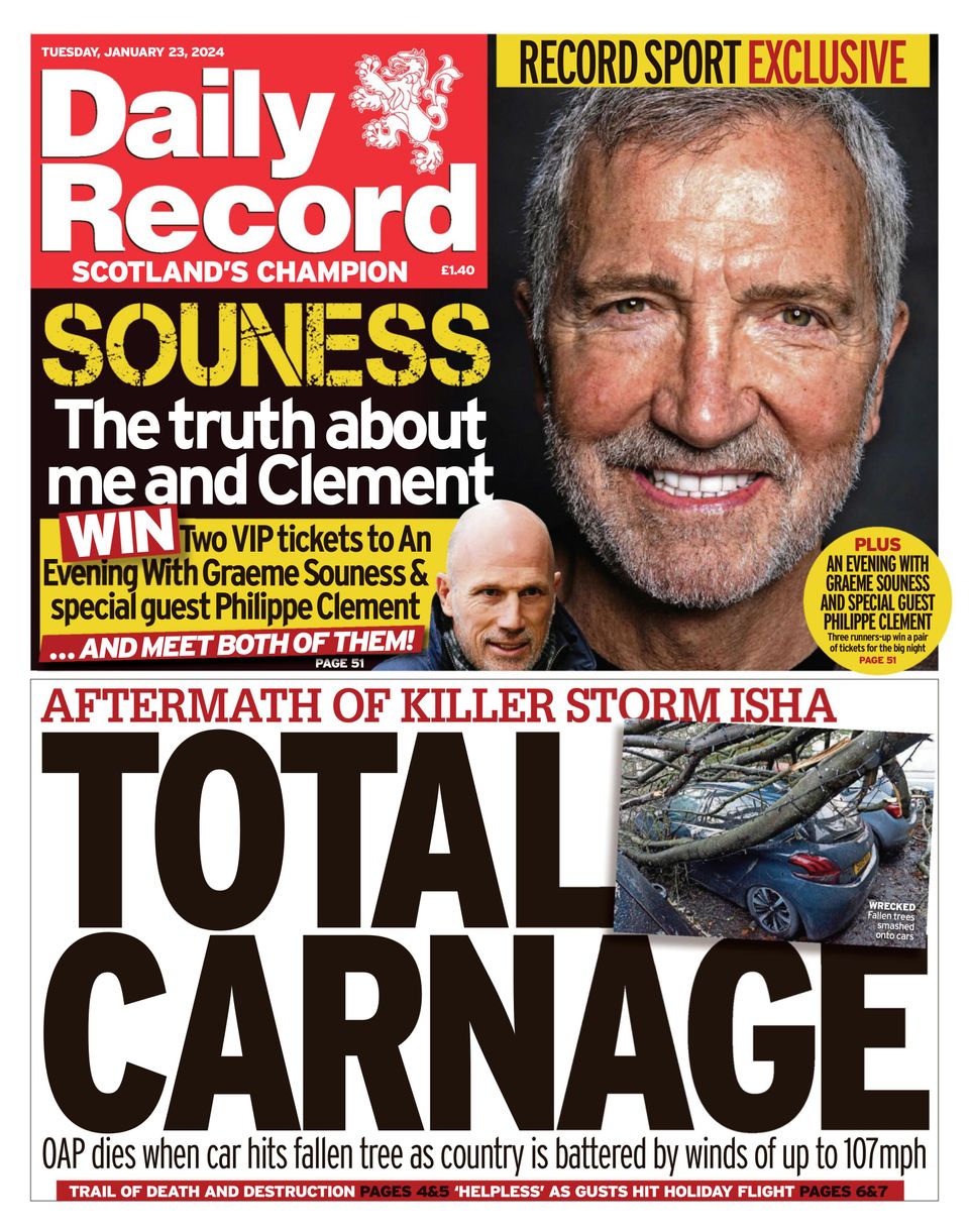 Daily Record January 23 2024 Digital DiscountMags Com   1306922 Daily Record Cover January 23 2024 Issue 