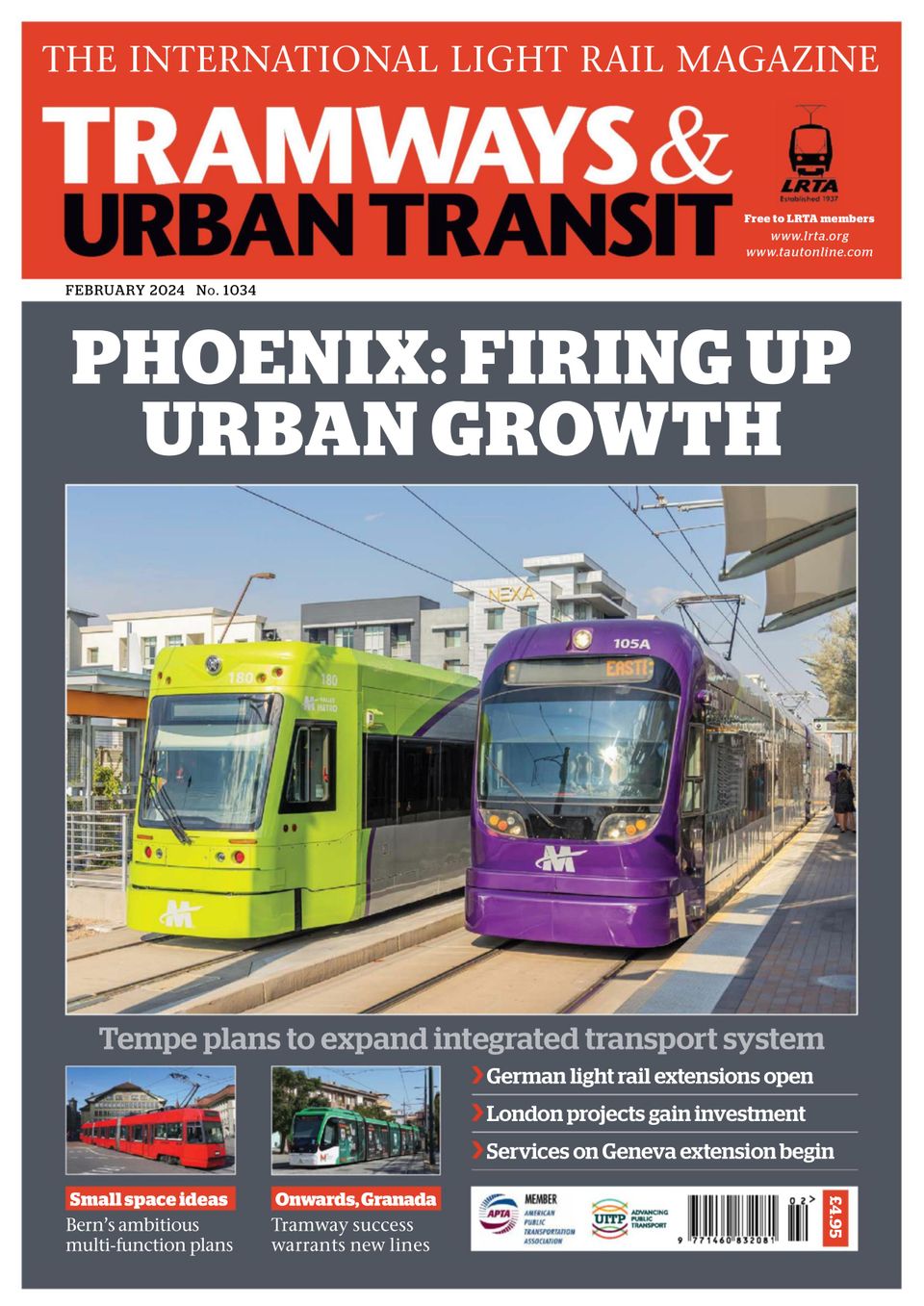 Tramways Urban Transit February 2024 Digital DiscountMags Com   1310273 Tramways Urban Transit Cover February 2024 Issue 