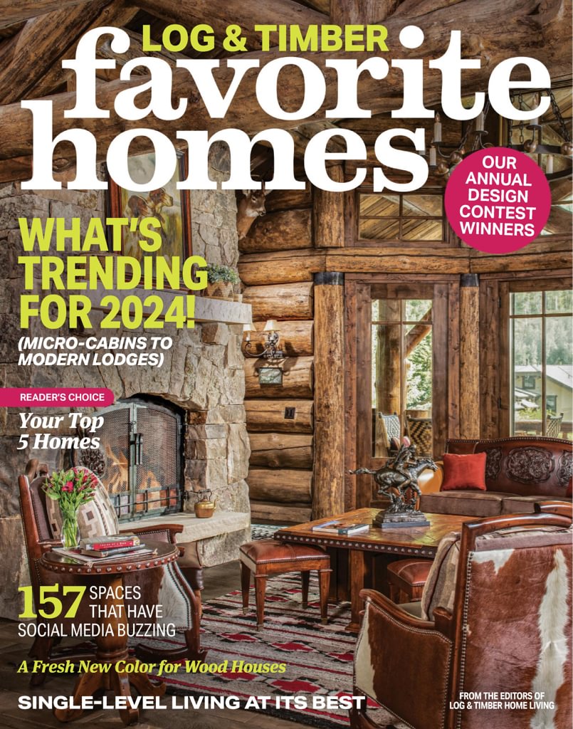 1310304 Log And Timber Home Living Cover 2024 January 3 Issue 