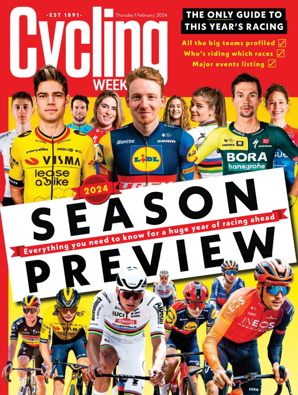 CYCLING WEEKLY February 01, 2024 (Digital) - DiscountMags.com