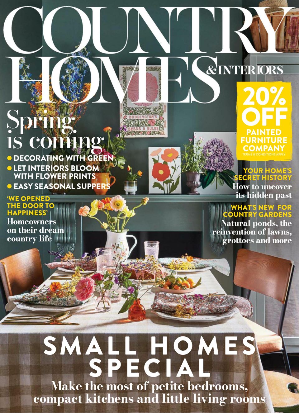 1310998 Country Homes Interiors Cover March 2024 Issue 