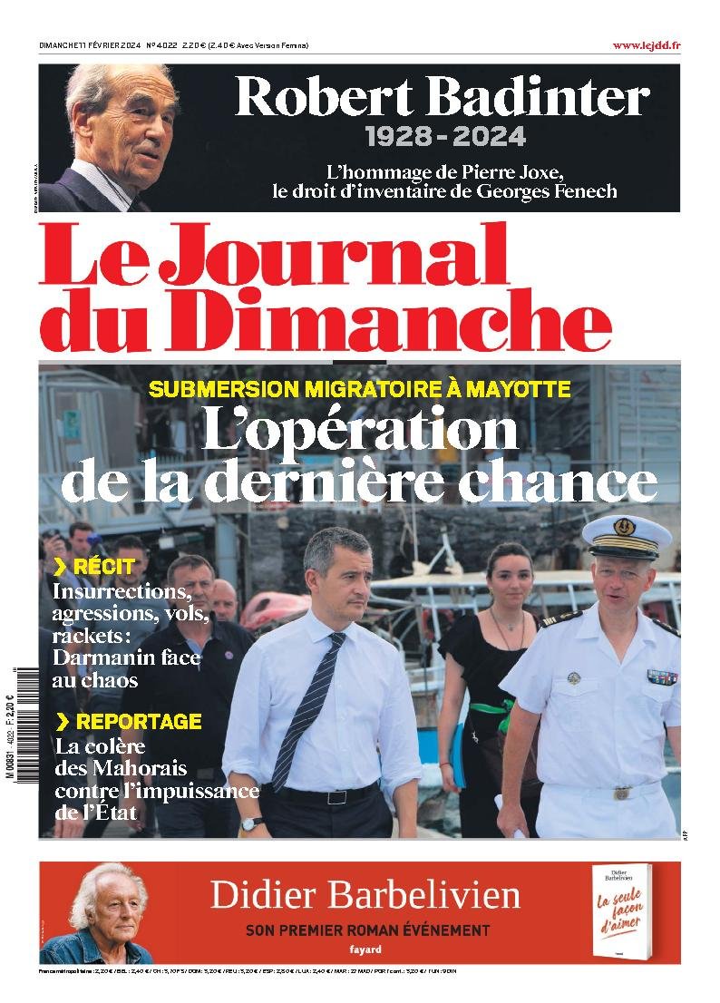 Le Journal Du Dimanche No 4022 Digital