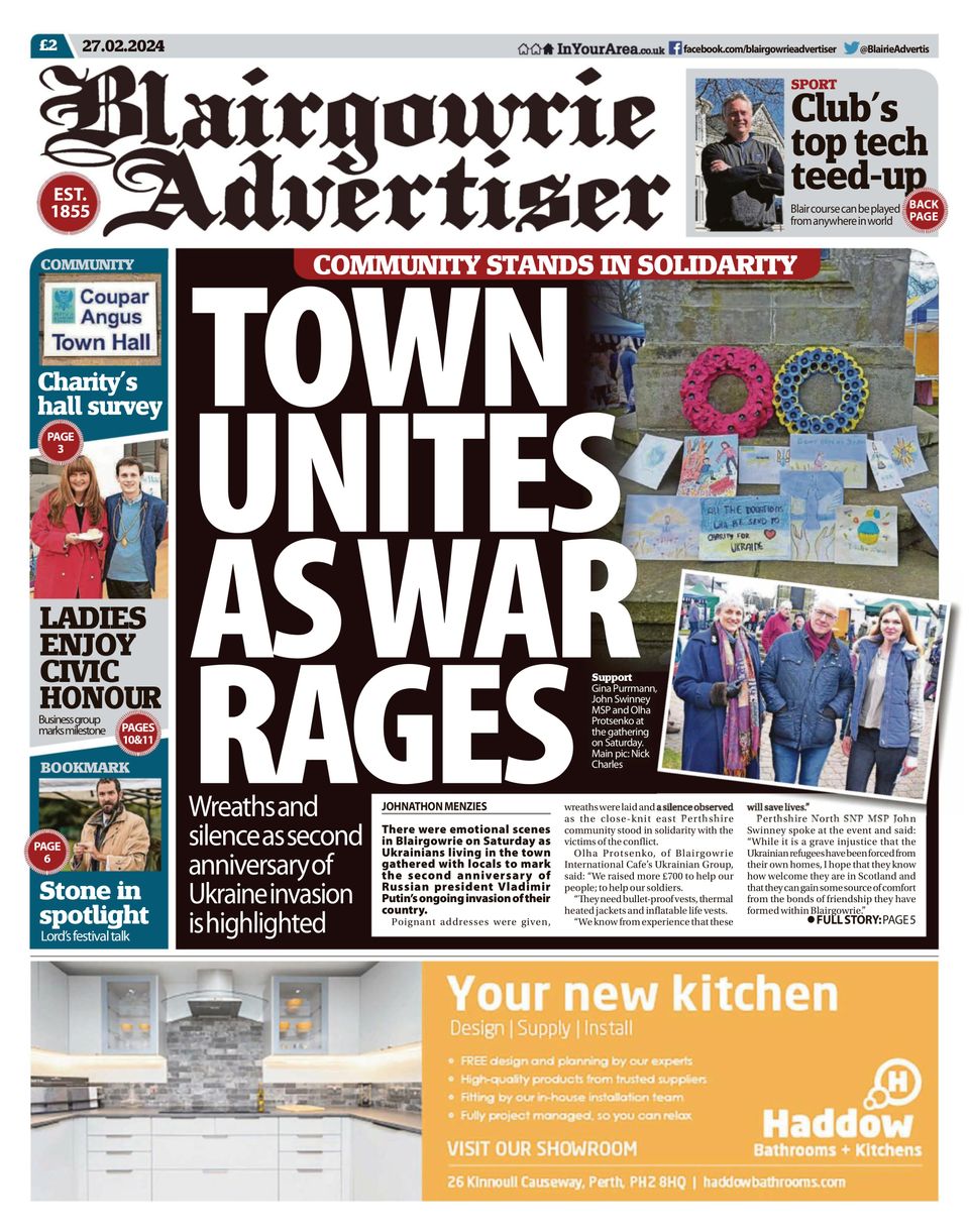 Blairgowrie Advertiser February 27, 2024 (Digital) - DiscountMags.com