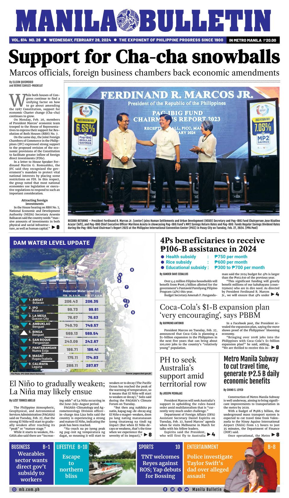 Manila Bulletin February 28, 2024 (Digital) - DiscountMags.com