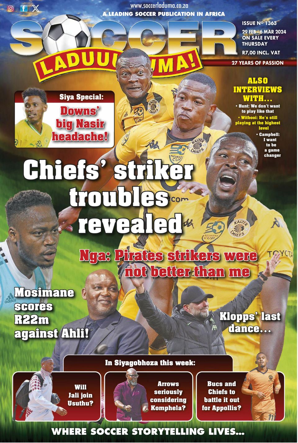 Soccer Laduma 29 February 2024 (Digital) - DiscountMags.com