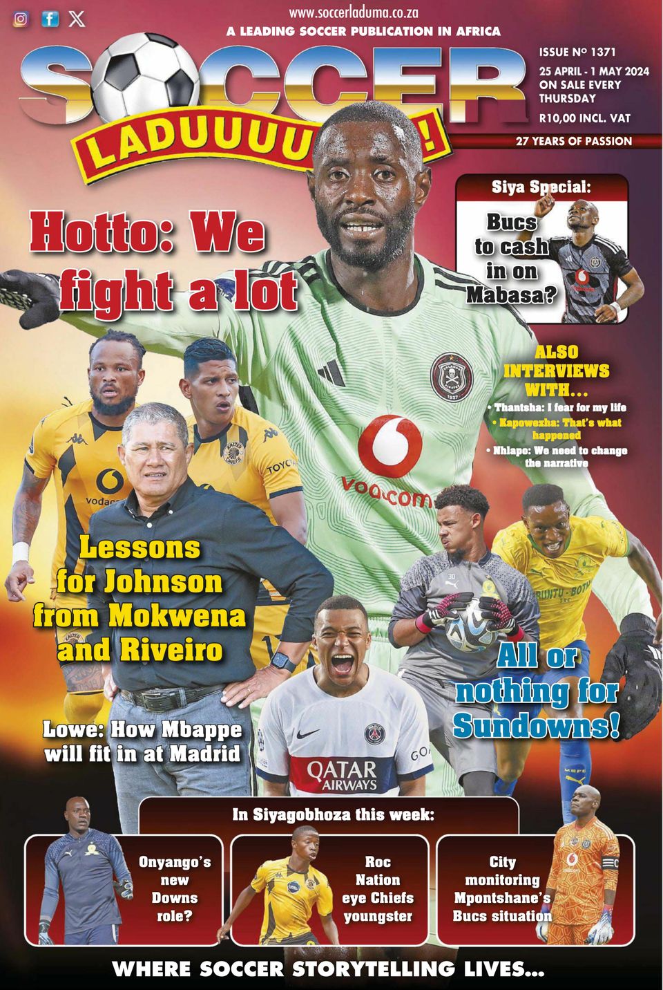 Soccer Laduma April 25, 2024 (Digital) - DiscountMags.com