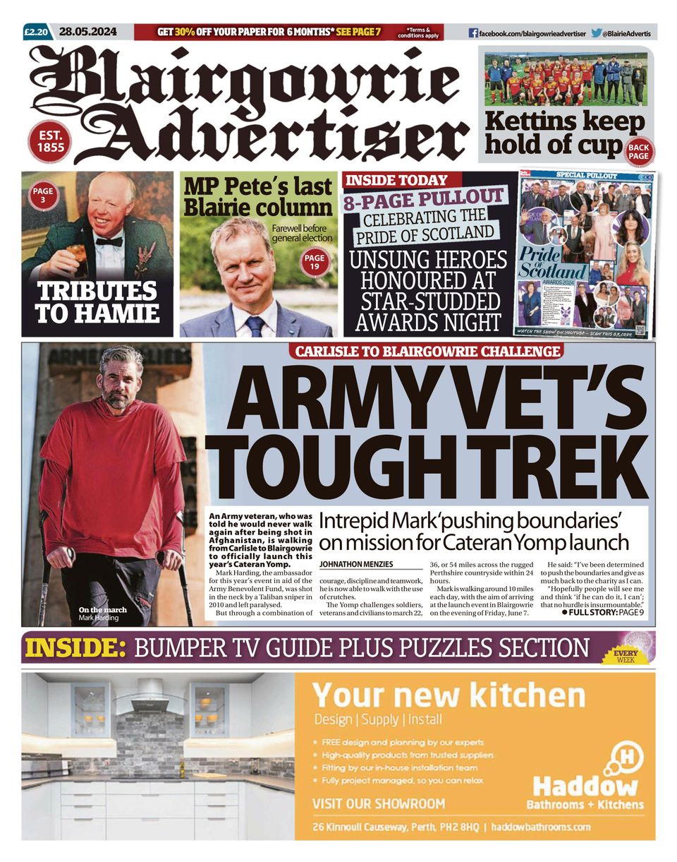 Blairgowrie Advertiser May 28, 2024 (Digital) - DiscountMags.com