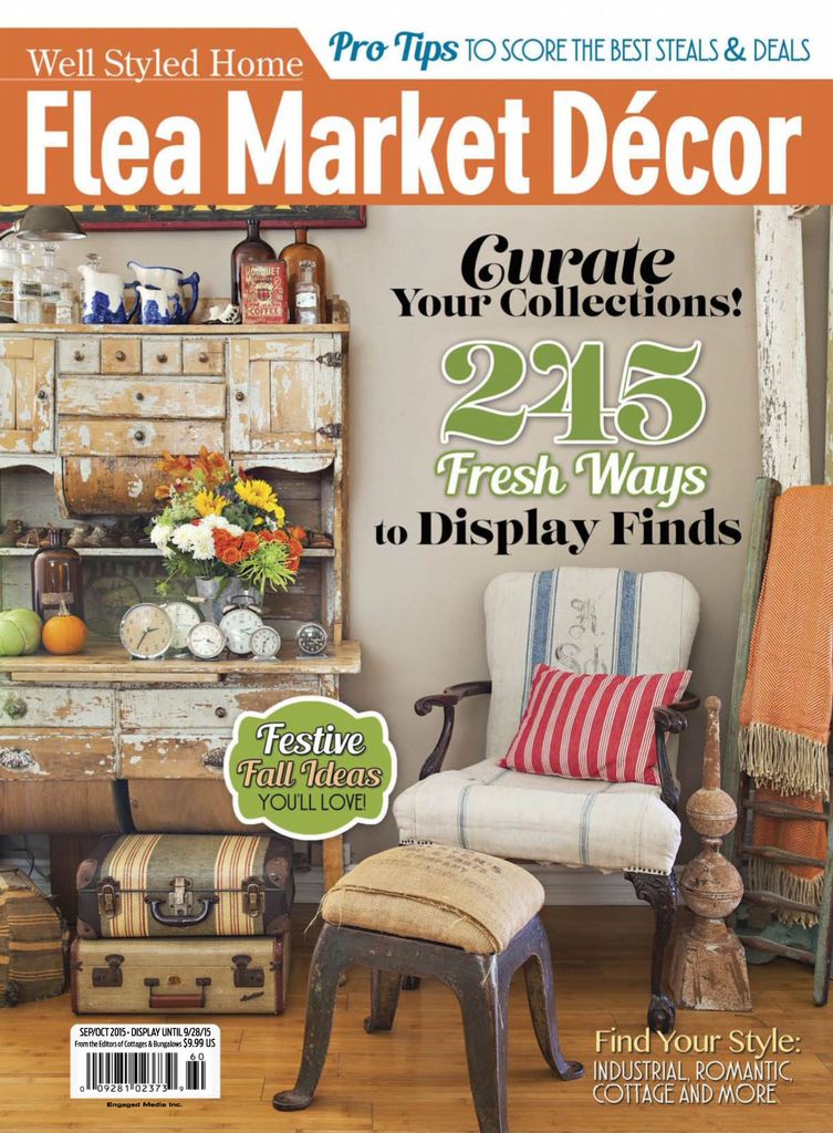 Flea Market Decor September October 2015 Digital DiscountMags Com   138394 Flea Market Decor Cover 2015 August 31 Issue Jpg