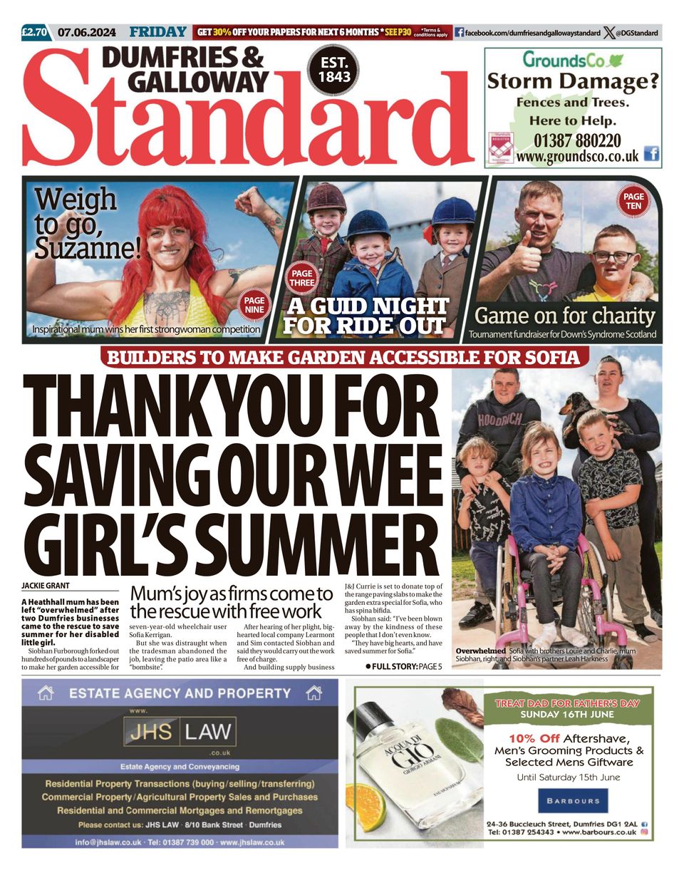 Dumfries And Galloway Standard June 07 2024 Digital