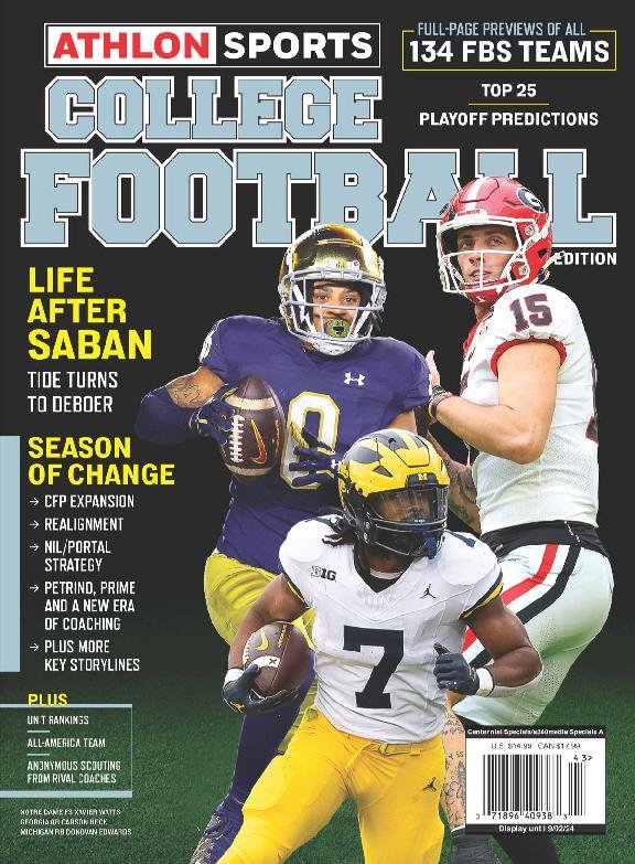 Athlon Sports: National College Football 2024 Magazine (Digital ...