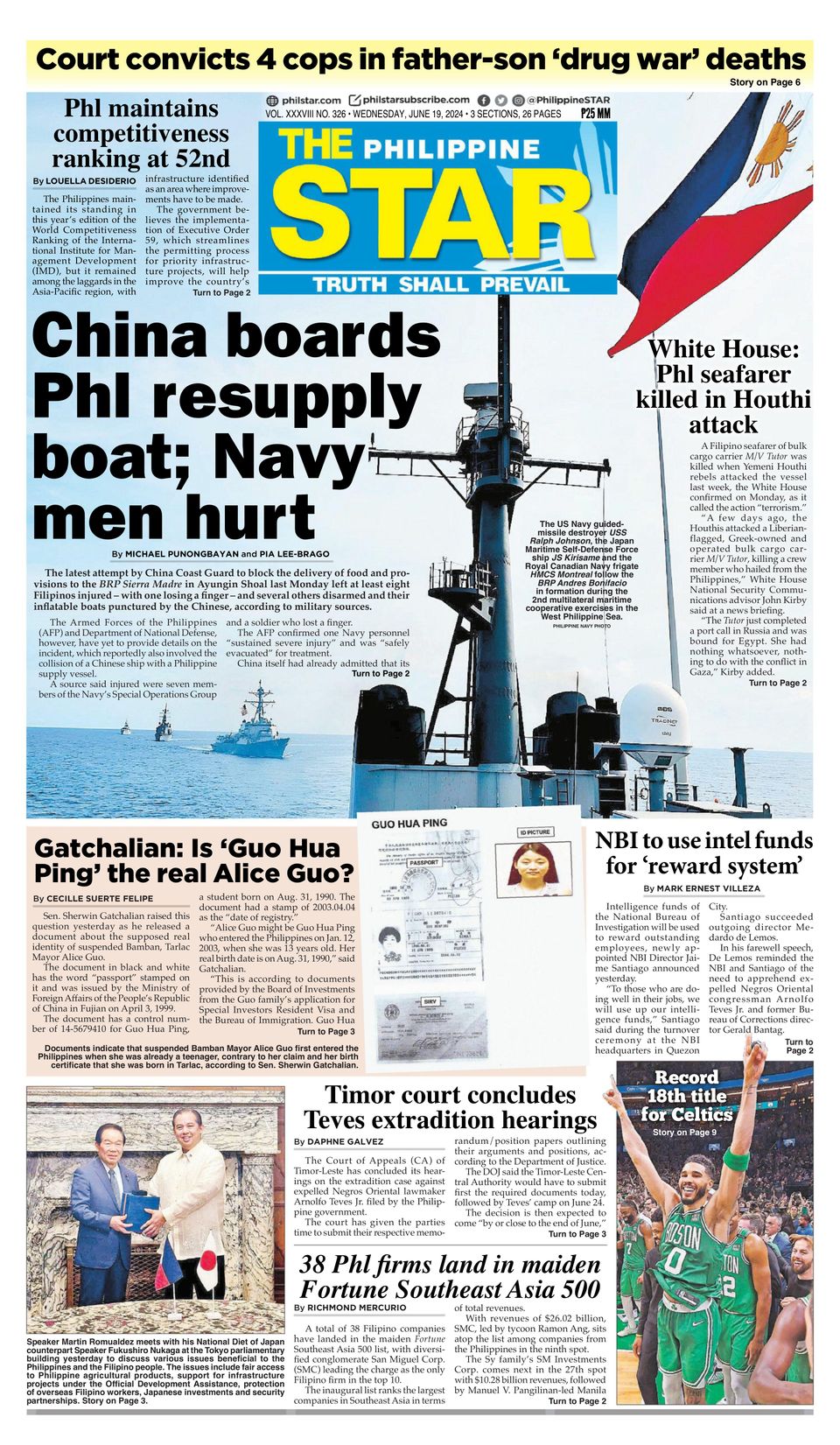 The Philippine Star June 19, 2024 (Digital) - DiscountMags.com