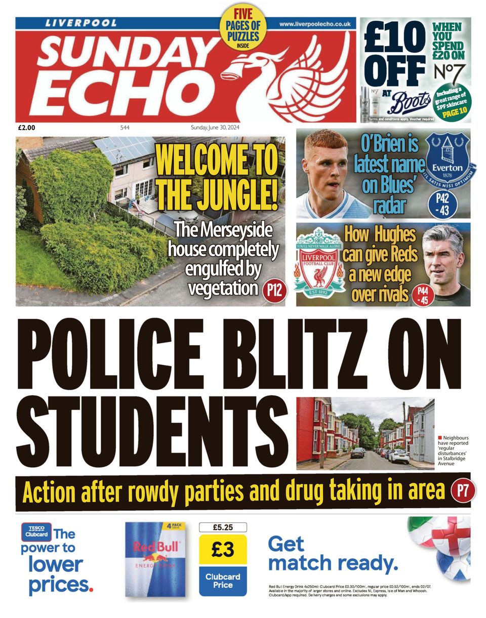 Liverpool Sunday Echo June 30, 2024 (Digital) - DiscountMags.com