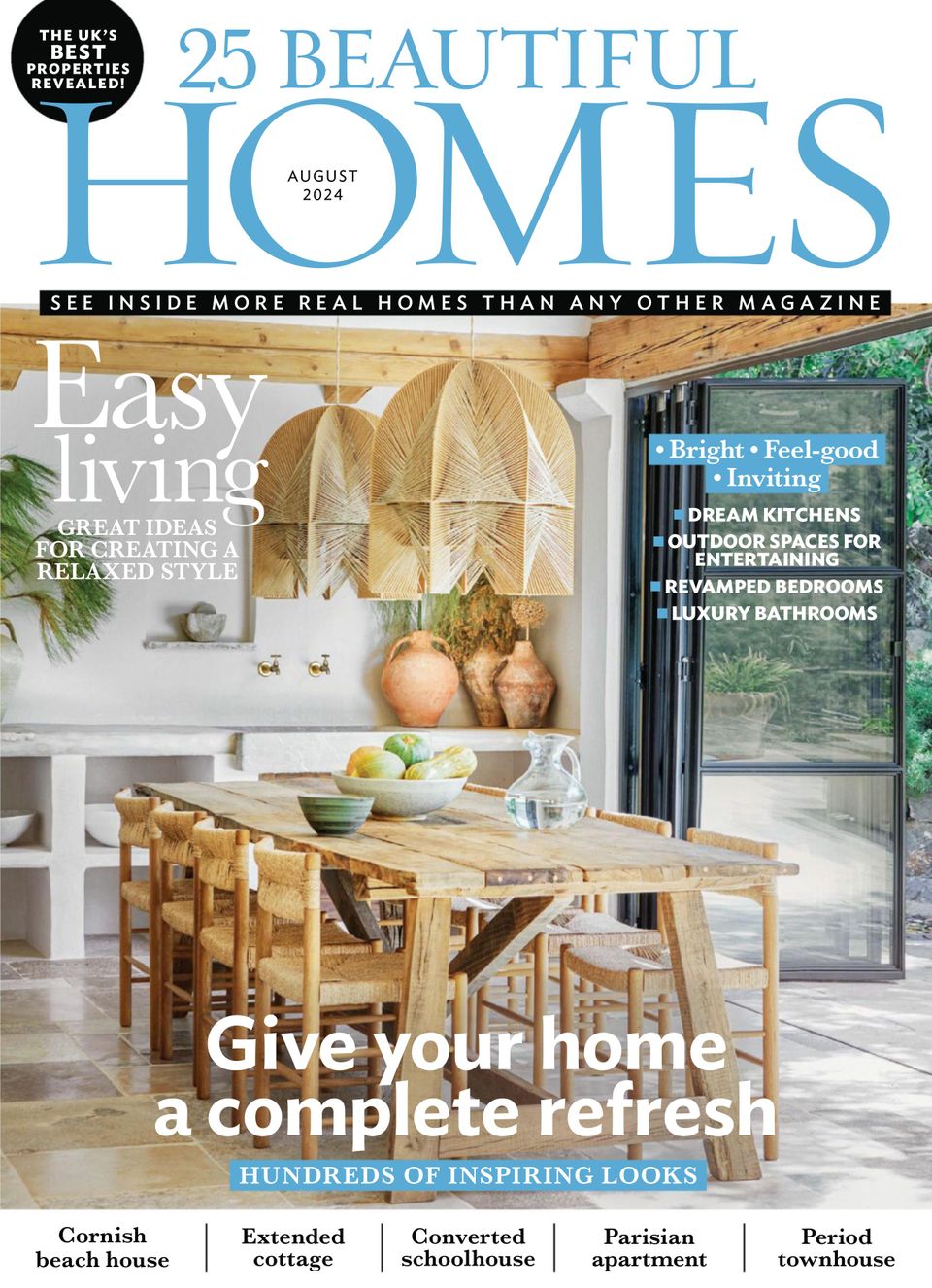 25 Beautiful Homes August 2024 (Digital) - DiscountMags.com