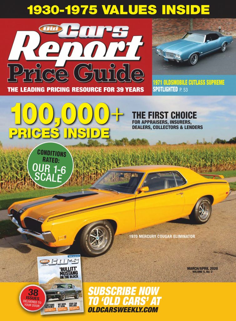 Old Cars Report Price Guide March April 2020 Digital