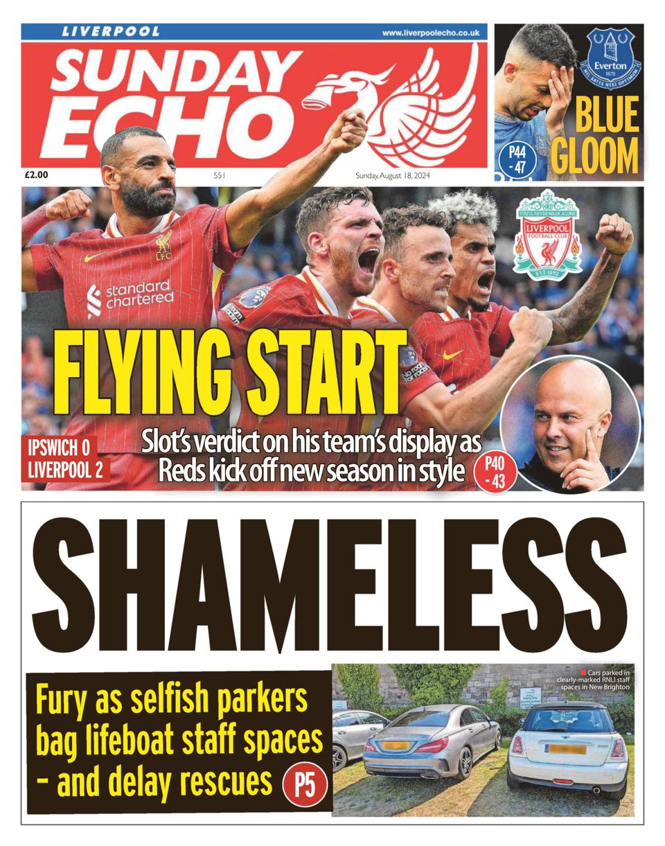 Liverpool Sunday Echo August 18, 2024 (Digital) - DiscountMags.com