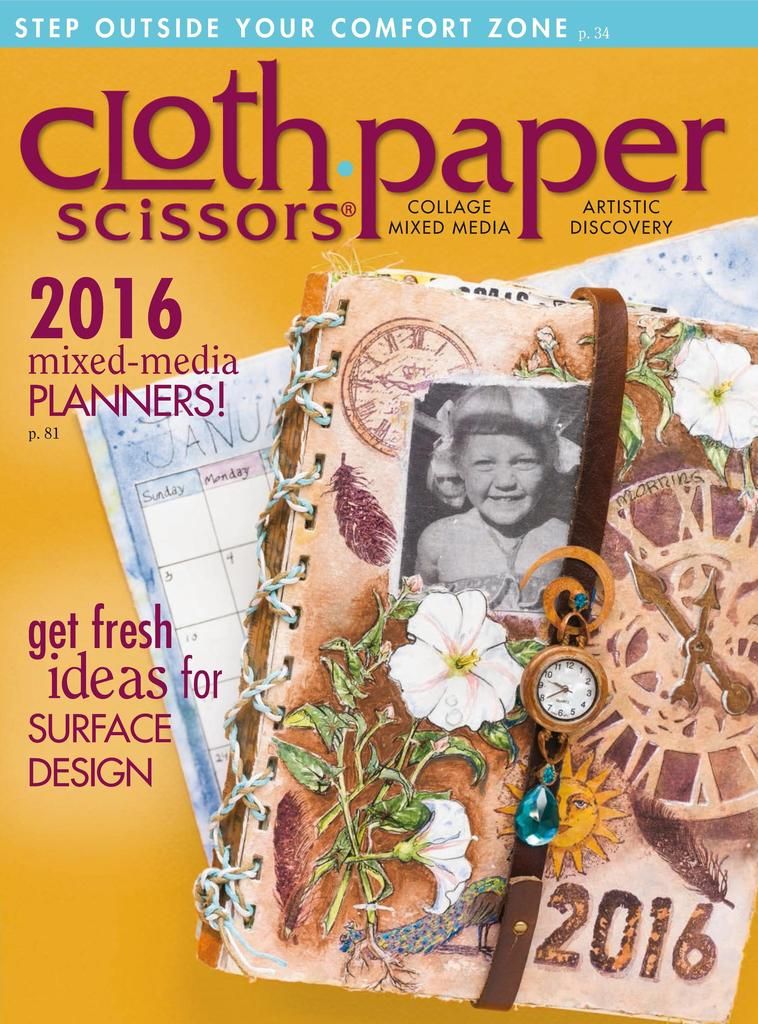 Cloth Paper Scissors January - February 2016 (Digital