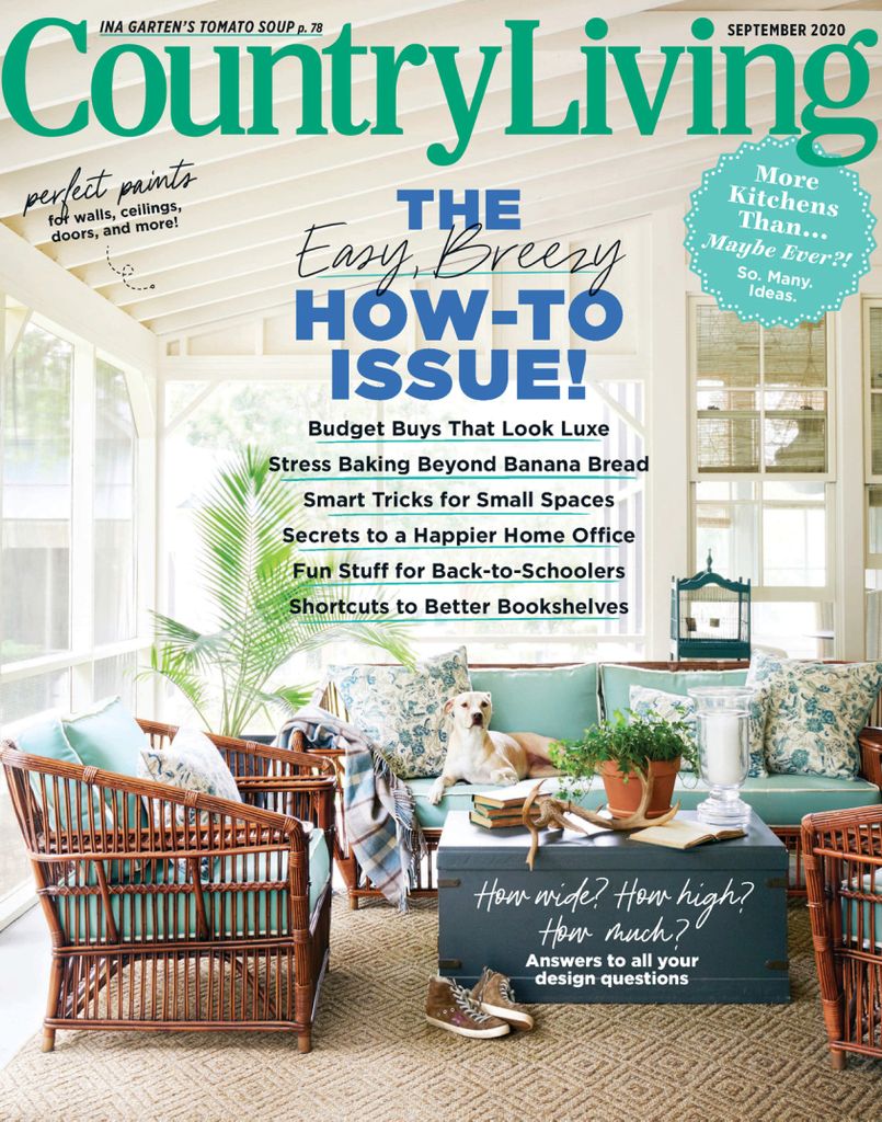 413537 Country Living Cover 2020 September 1 Issue 
