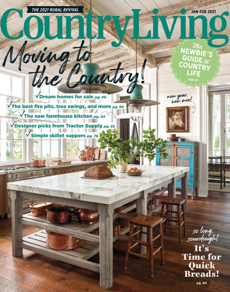 428797 Country Living Cover 2021 January 1 Issue 