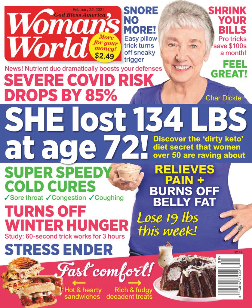 Woman's World February 22, 2021 (Digital) - DiscountMags.com