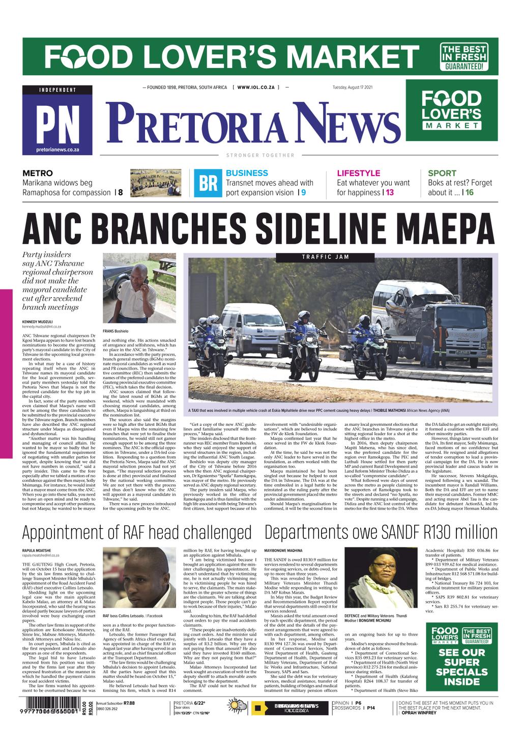 Pretoria News 2021-12-17 (Digital) 