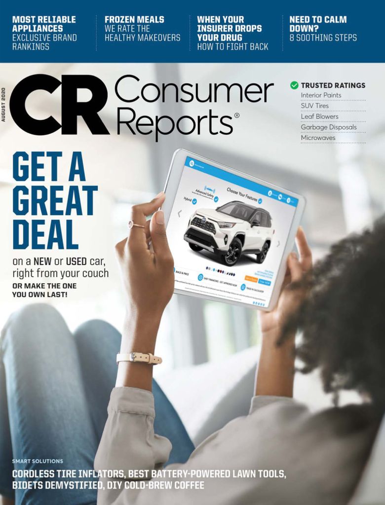 4501 Consumer Reports Cover 2020 August 1 Issue 