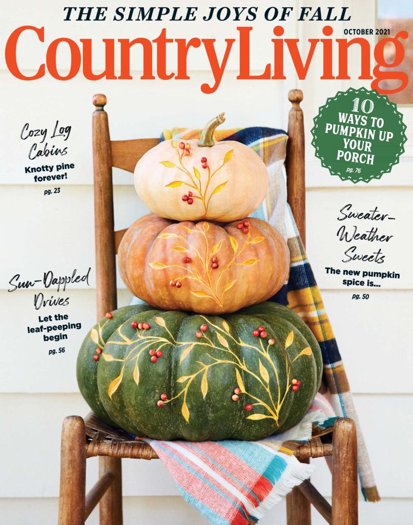 450662 Country Living Cover 2021 October 1 Issue 