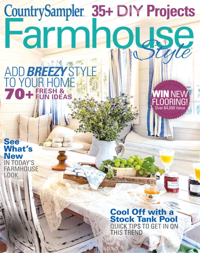 Country Sampler Farmhouse Style Summer 2022 Digital DiscountMags Com   469313 Country Sampler Farmhouse Style Cover 2022 June 1 Issue 