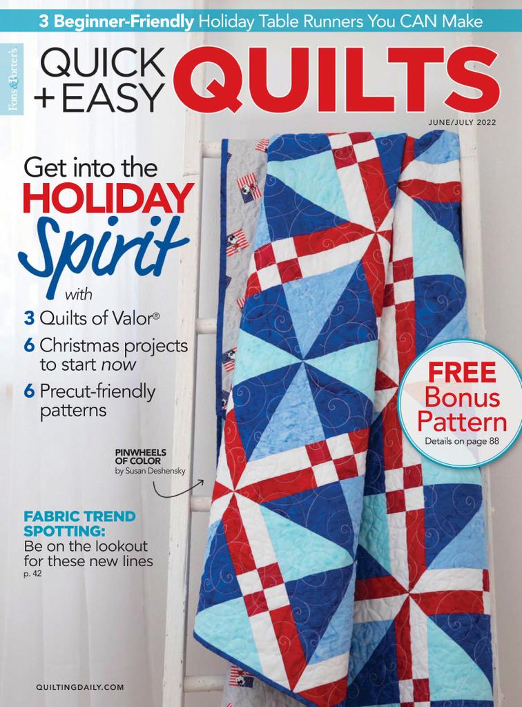 Quick+Easy Quilts June/July 2022 (Digital)