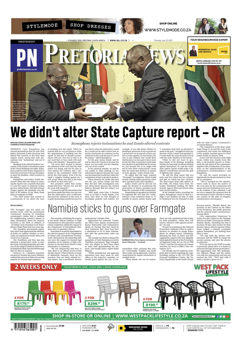 Pretoria News 2022-06-23 (Digital) - DiscountMags.com