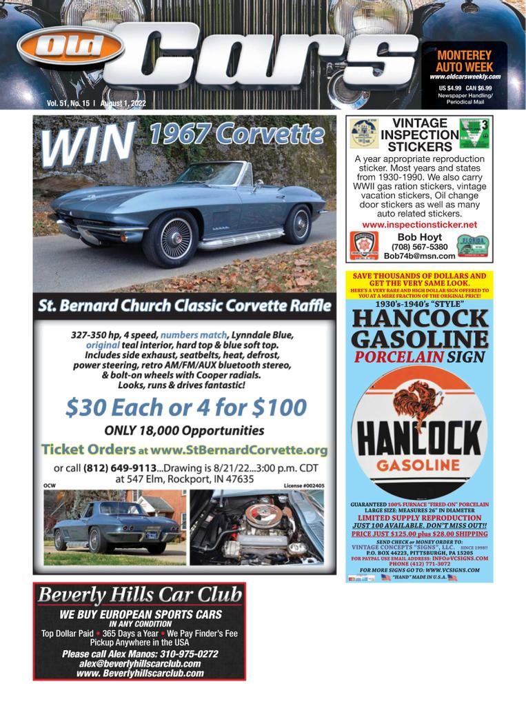 Old Cars Weekly August 1 2022 Digital DiscountMags