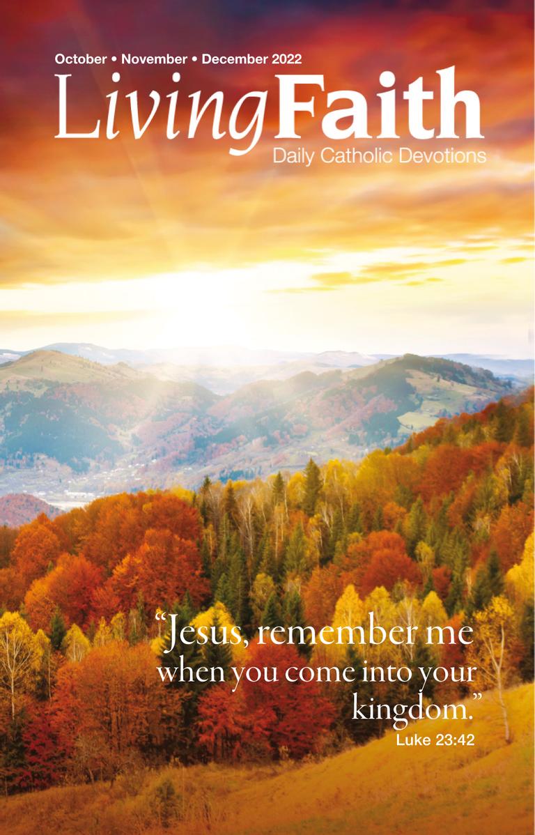 Living Faith October/November/December 2022 Volume 38 Issue 3