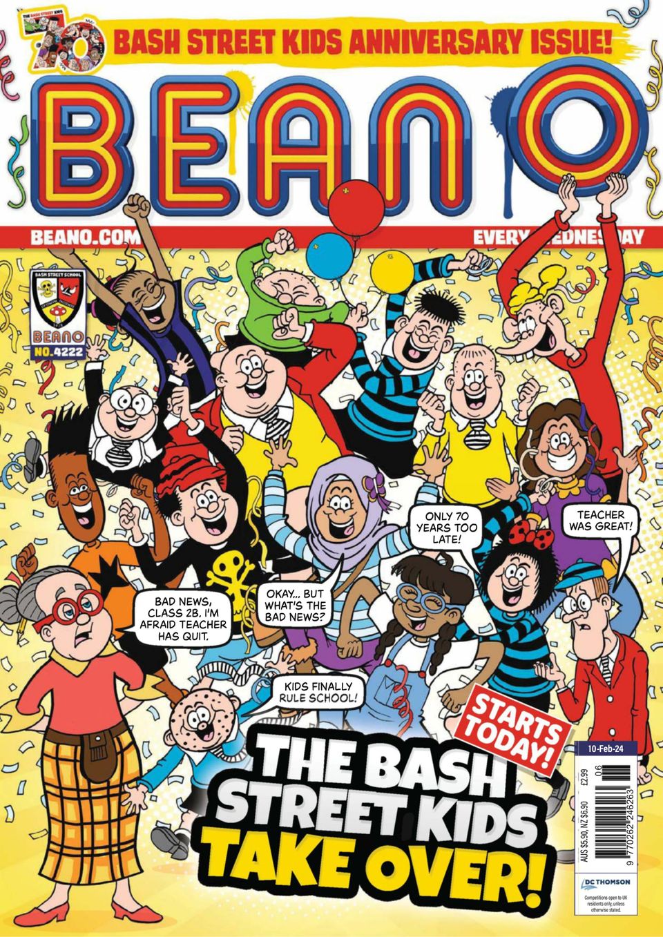 The Beano Magazine Digital Subscription Discount DiscountMags Com   489714 The Beano Cover February 10 2024 Issue 