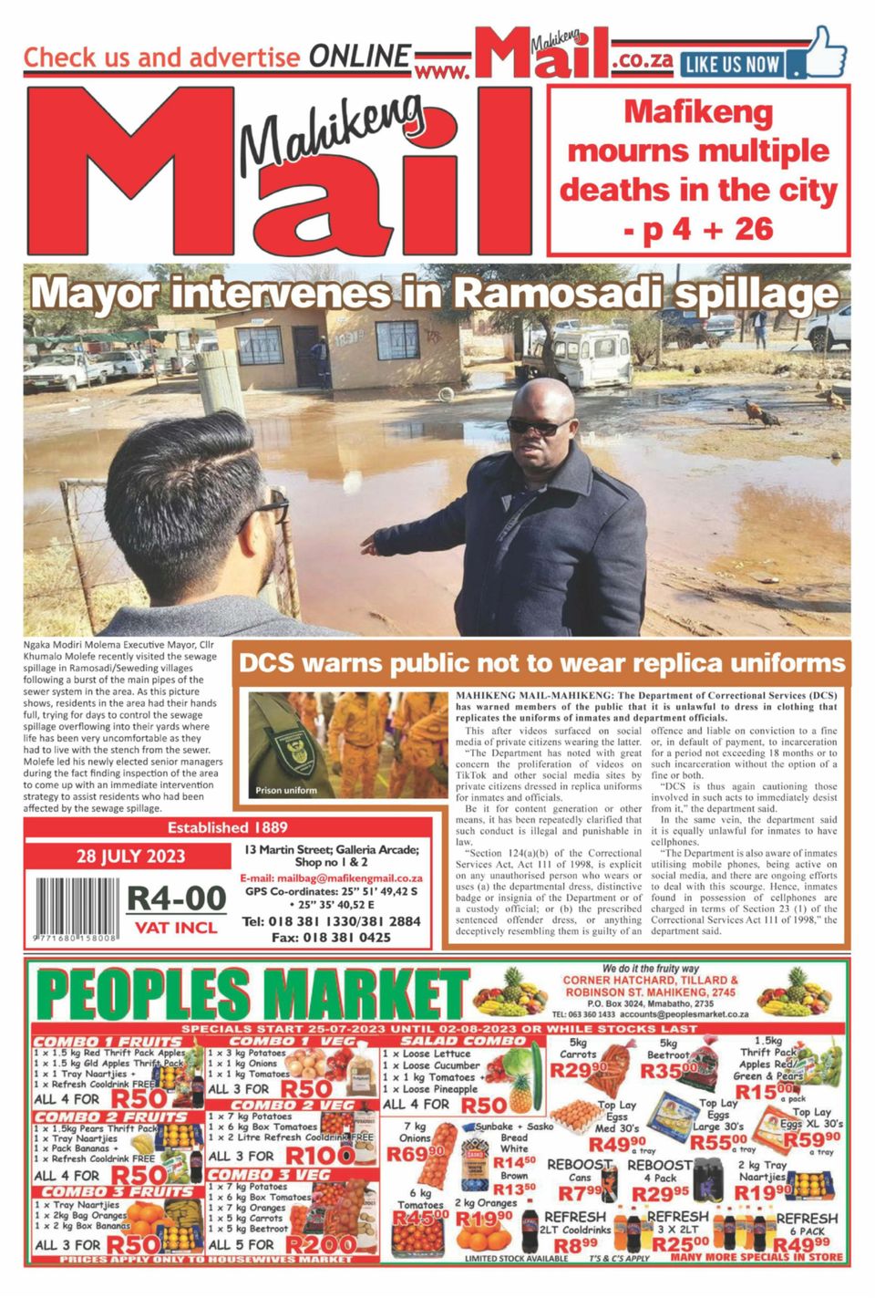 mafikeng mail pdf download