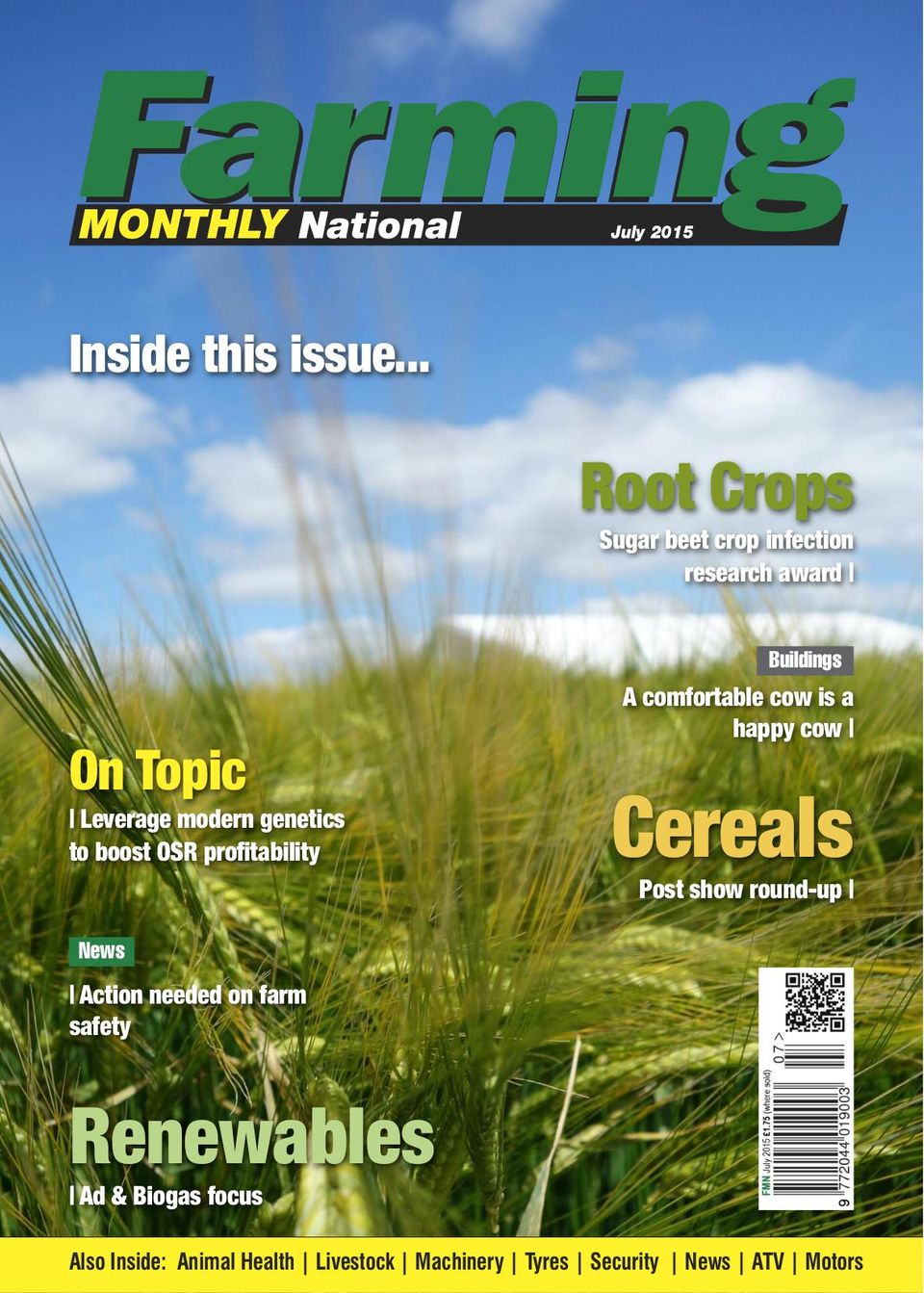 Farming Monthly National July 2015 (Digital) - DiscountMags.com