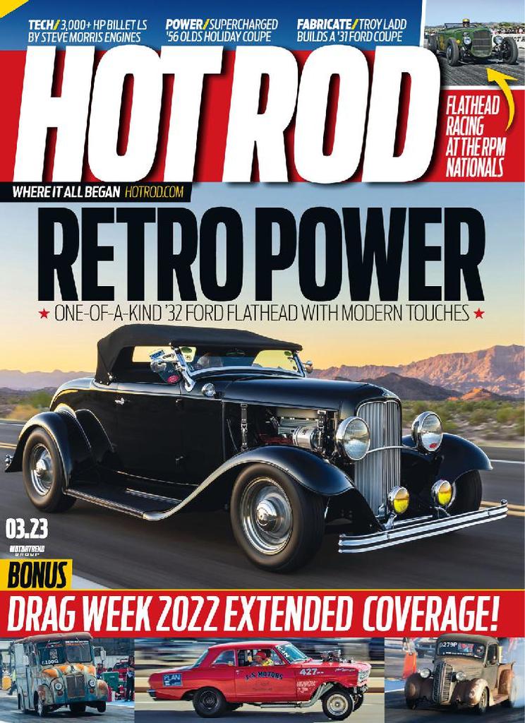 Hot Rod Magazine Subscription Discount Custom Roadsters Classic   5504 Hot Rod Cover 2023 March 1 Issue 