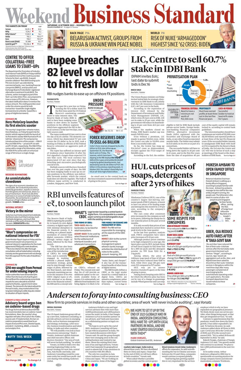 Business Standard October 08, 2022 (Digital) - DiscountMags.com