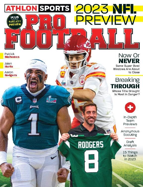 Lindy’s Sports 2023 NFL PRO FOOTBALL PREVIEW MAGAZINE Covers Vary