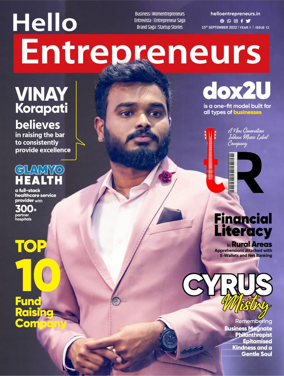 Hello Entrepreneurs September 2022 (Digital) - DiscountMags.com