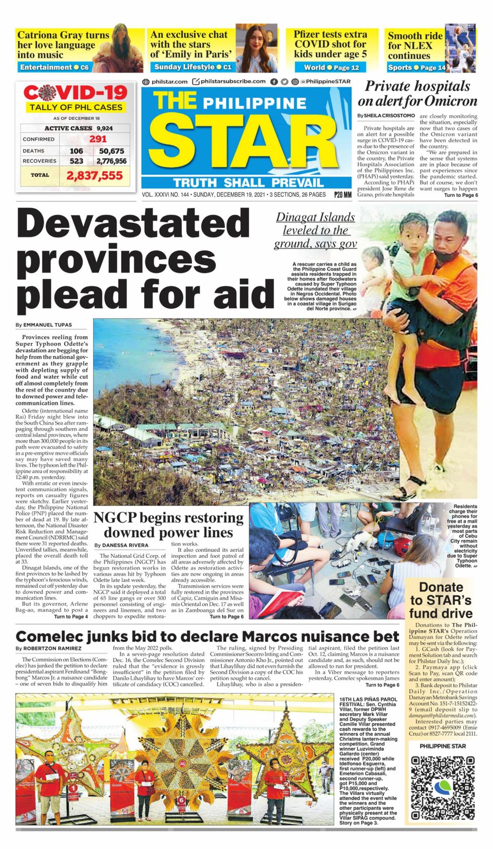 The Philippine Star December 19, 2021 (Digital) - DiscountMags.com