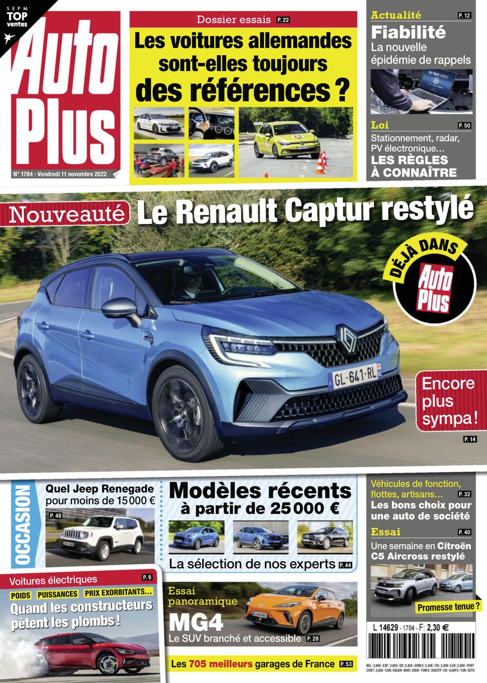 Auto Plus Novembre 11, 2022 (Digital) - DiscountMags.com