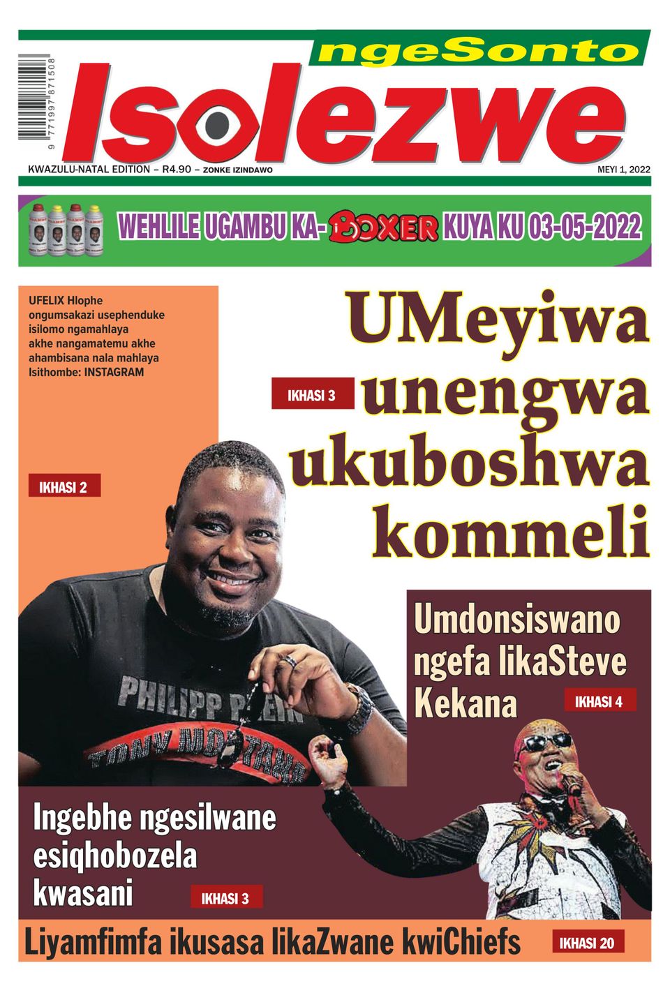 Isolezwe Ngesonto May 01, 2022 (Digital) - DiscountMags.com