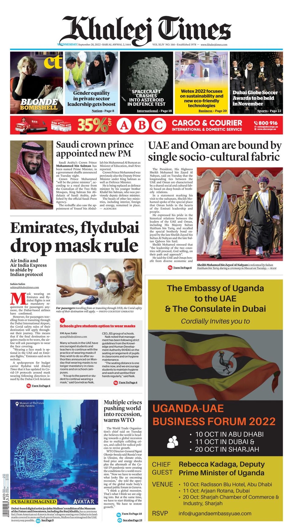 Khaleej Times September 28 2022 Digital