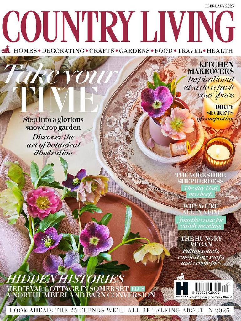 889797 Country Living Uk Cover 2023 February 1 Issue 
